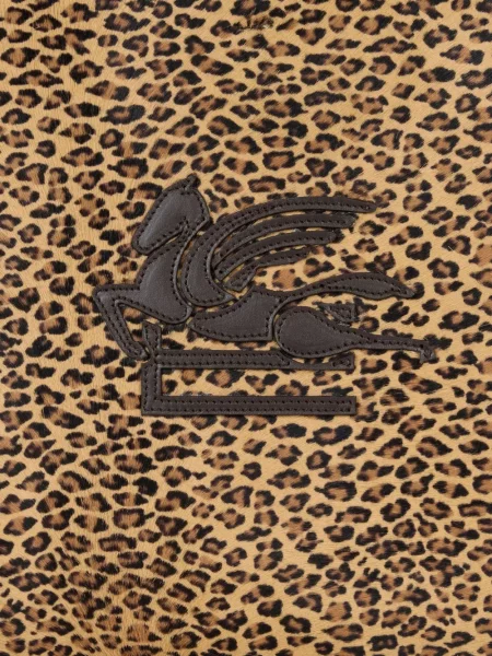 Geantă Etro cu imagine cu model leopard
