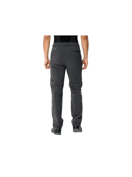 Spodnie konwertowalne Vaude Farley Stretch III Noir czarne