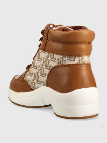 Tenisky Lauren Ralph Lauren hnědé