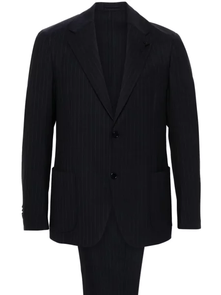 Costum Lardini cu dungi de costum albastru