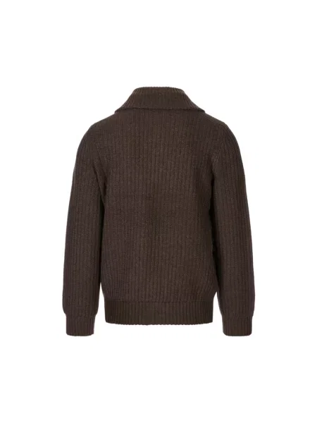Sweter Montecore wełniany brązowy