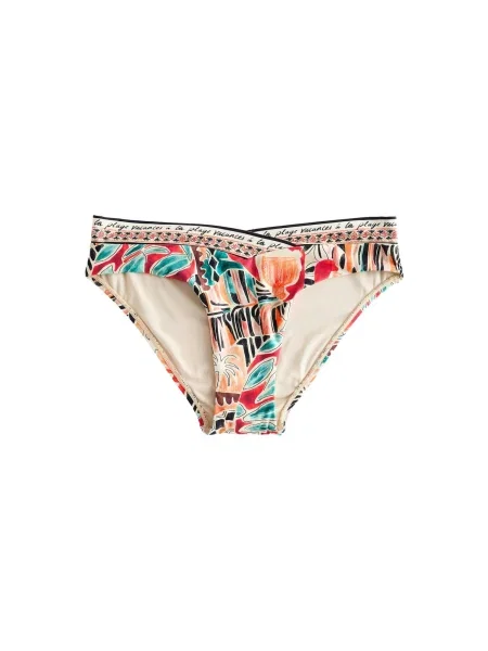 Next Bikini hlačke bež / cijansko modra / rdeča črna