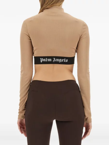 Decupat top Palm Angels cu autograf
