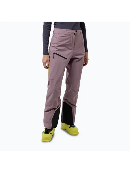 Olcsóbban. Női sítúra nadrág Jack Wolfskin Alpspitze Tour 3L wild blossom. Méret: 40 rózsaszín