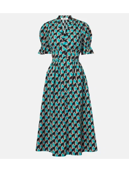 Rochie midi Diane Von Furstenberg cu imagine până la genunchi de costum