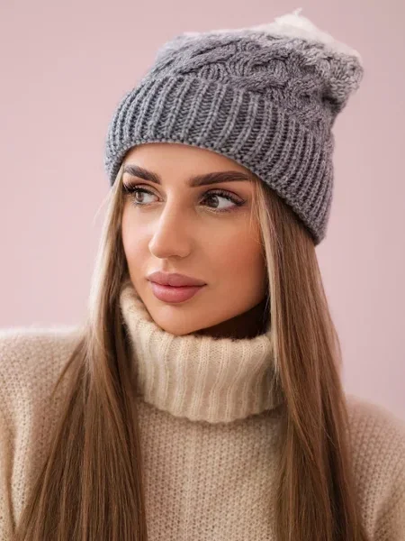 Șapcă Marka Niezdefiniowana din fleece alb