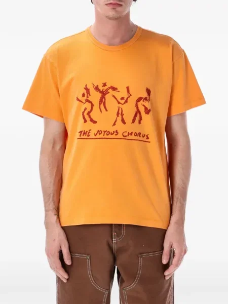 Tricou Vans cu decolteu rotund portocaliu