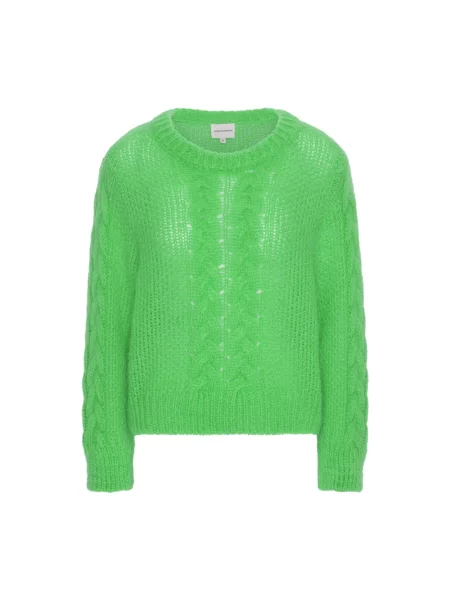 Sweter American Dreams wełniany zielony