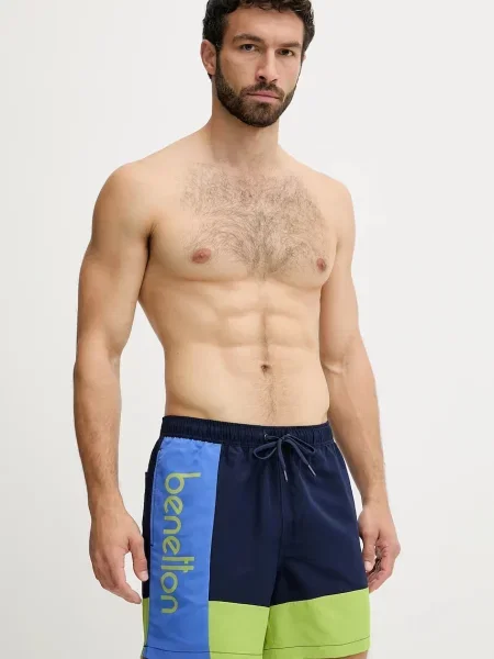 Kopalne kratke hlače United Colors of Benetton mornarsko modra