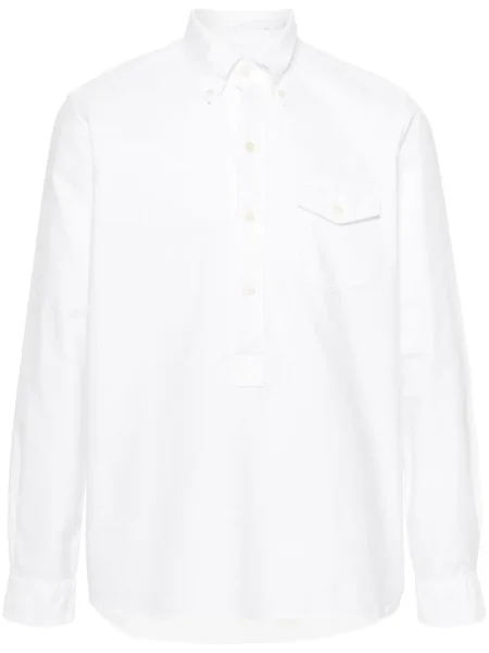 Košulja Polo Ralph Lauren s printom karirana puplin bijela