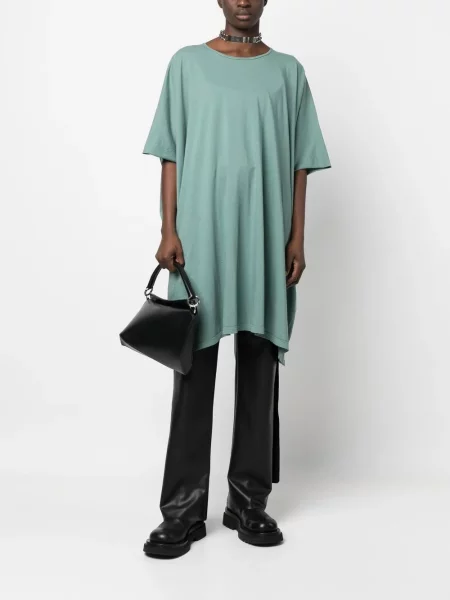 Trumpas marškinėliai Rick Owens žalia