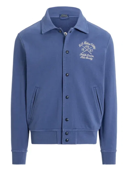 Șapcă Polo Ralph Lauren cu broderie din țesătură twill în carouri albastru