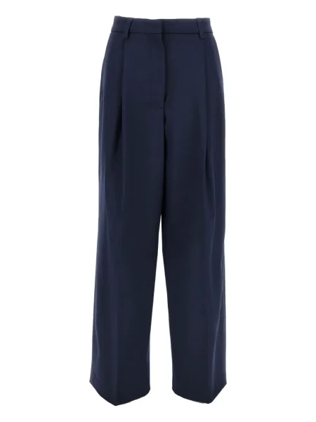 Плисирани панталон Thelatest синьо