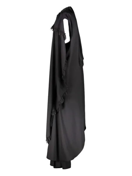 Rochie maxi Balenciaga din dantelă de costum negru