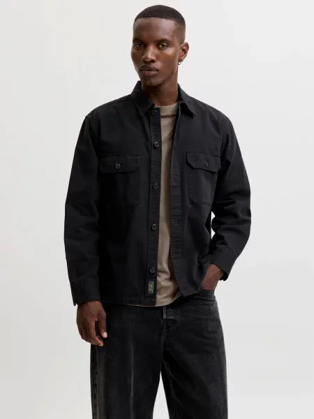 JACK & JONES Geacă de primăvară-toamnă JJECOLTON' negru