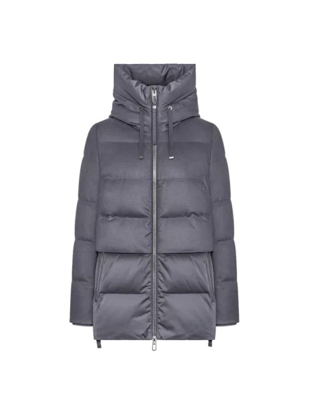 Parka Duno wełniana szara