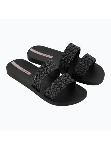 Papuci pentru femei Ipanema Renda II black/glitter black negru