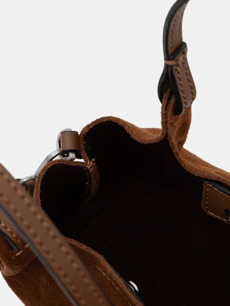 GIANNI CHIARINI Válltáska Dua | hasított bőr barna