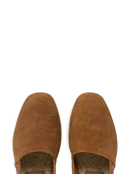 Espadrile Etro din piele de căprioară maro
