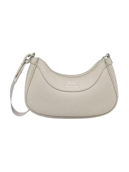 Armani Exchange torebka crossbody z imitacji skóry szara
