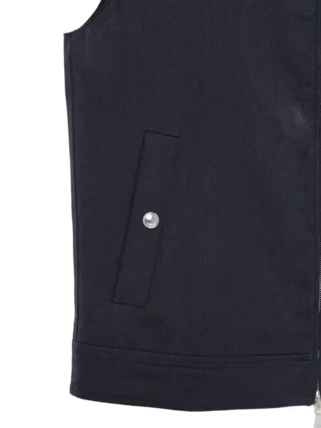 Жилетка с цип Eleventy синьо