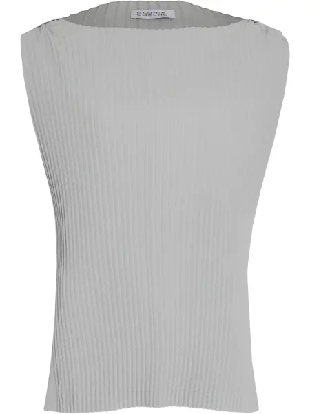 Top Gloria Coelho w paski szary