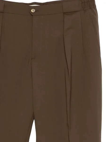Pantaloni Briglia 1949 plisate maro