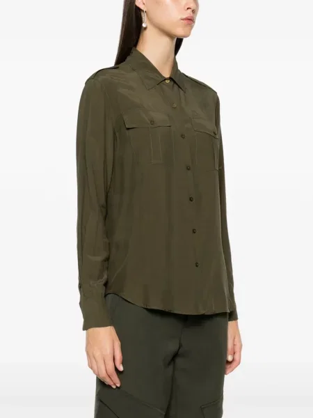 Gulerat cămașă Dondup verde