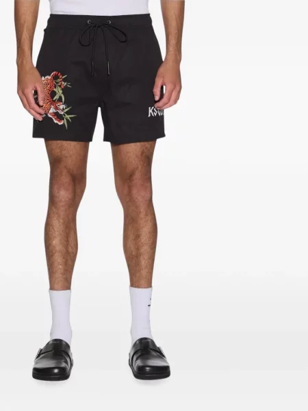 Pantaloni scurți Ksubi negru