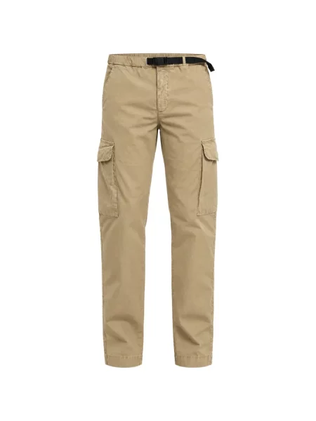 Pantaloni cargo White Sand alb