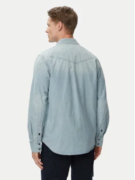 Džínová košile G-Star Raw modrá