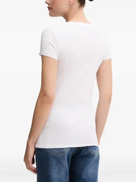 Tricou Armani Exchange cu imagine alb