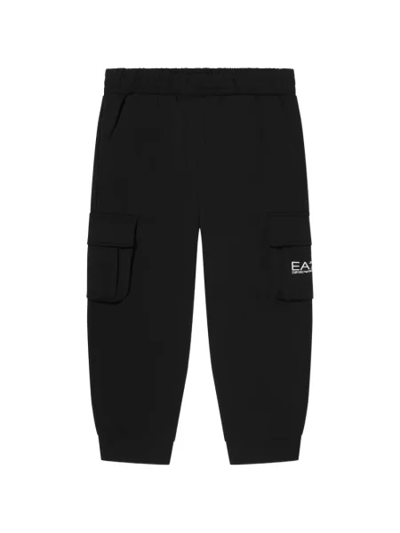 Spodnie cargo dziecięce Emporio Armani czarne