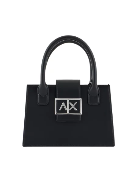 Torebka Armani Exchange na sprzączkę czarna