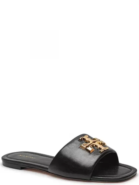 TORY BURCH Bőr papucs ELEANOR fekete