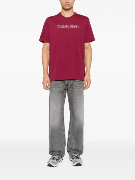 Μπλούζα Calvin Klein με σχέδιο κόκκινο