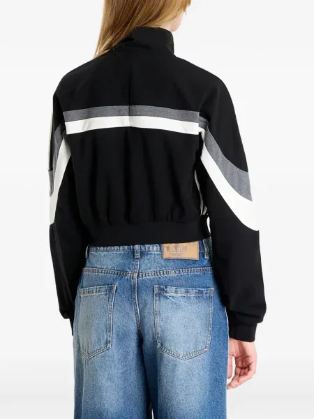 Cropp tricou Adidas din dantelă cu imagine negru