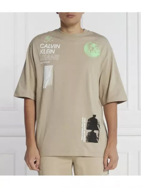 CALVIN KLEIN JEANS Tricou bej