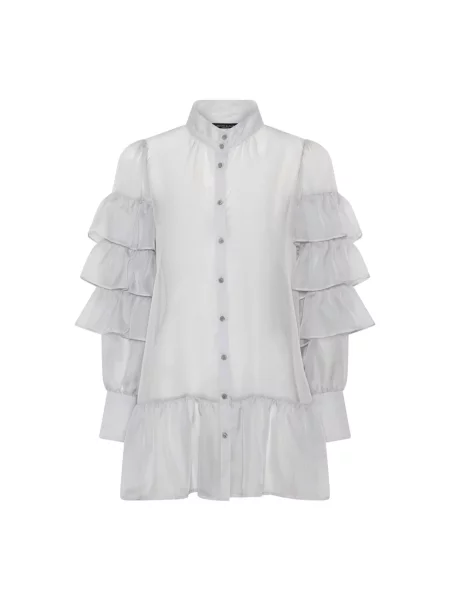 Długa koszula Bruuns Bazaar szara