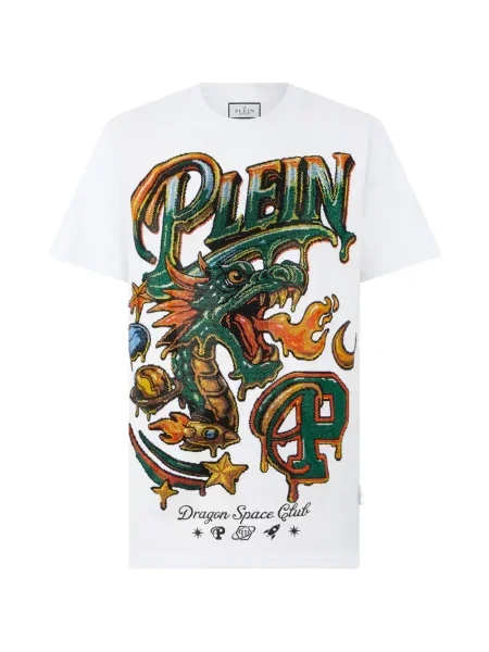 Tricou Philipp Plein alb