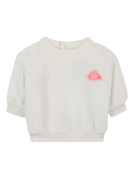 Spodnie dziecięce Billieblush białe