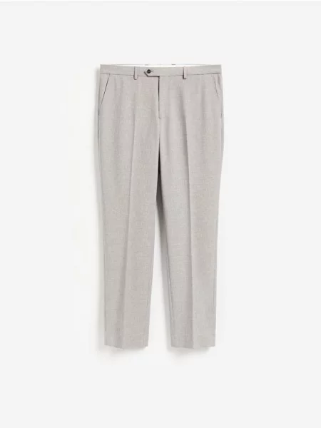 Reserved Pantaloni slim fit clasici cafeniu