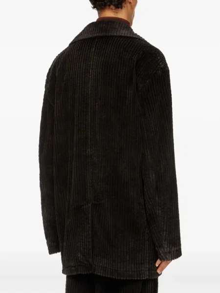 Palton Diesel de catifea cord negru