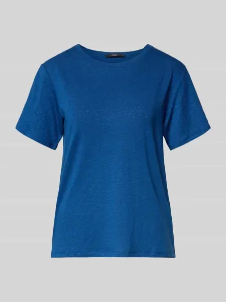 T-shirt z mieszanki lnu krój regular fit model PELOTA' Weekend Max Mara