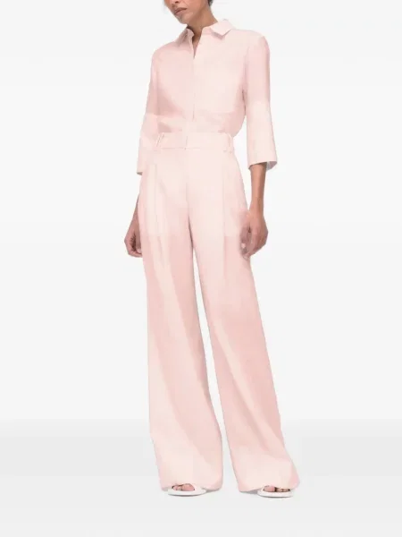 Pantaloni Another Tomorrow de in roz