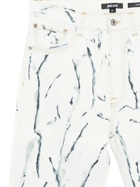 Blugi Just Cavalli alb