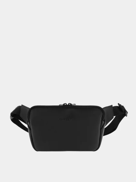 Поясная сумка Harvest из искусственной кожи черная