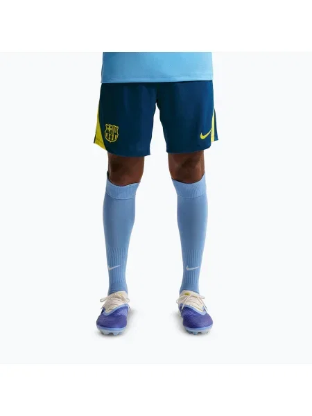 Мъжки футболни шорти Nike FC Barcelona Strike SE gym blue/opti yellow/opti yellow синьо