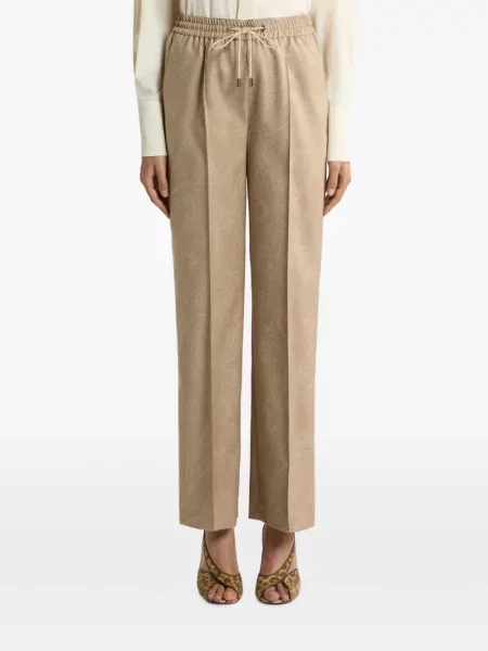 Pantaloni Etro de lână cu model paisley