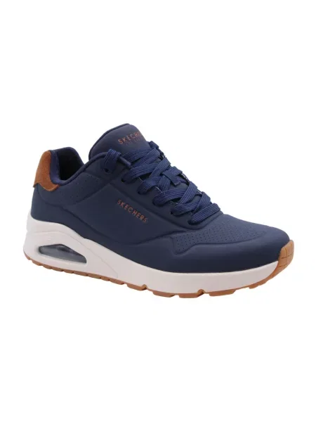 Sneakersy Skechers niebieskie